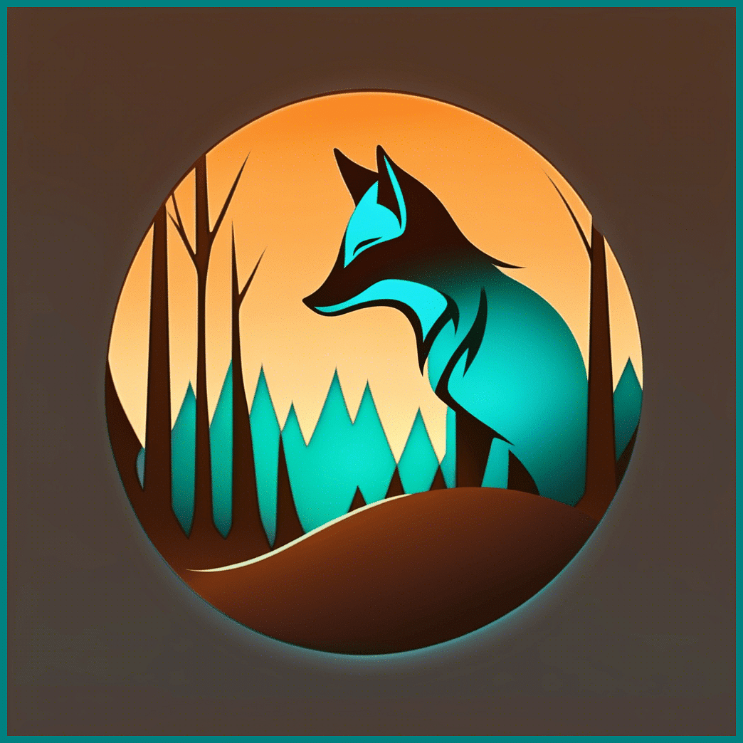 flat Image of a fox